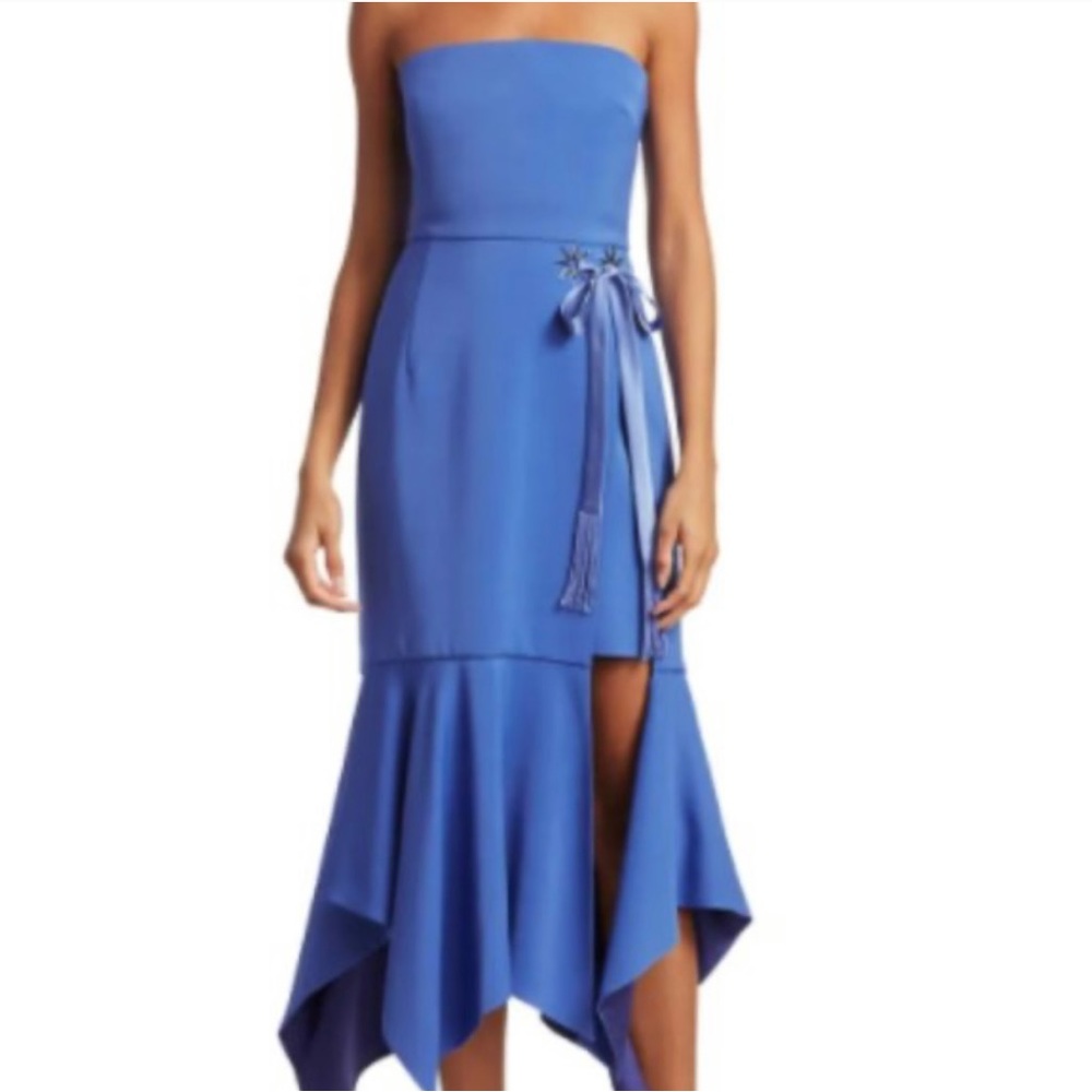 Jonathan Simkhai Star Embellished Strapless Dress